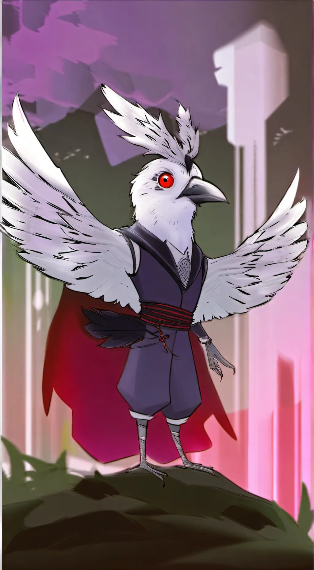 ai character: Stolas background