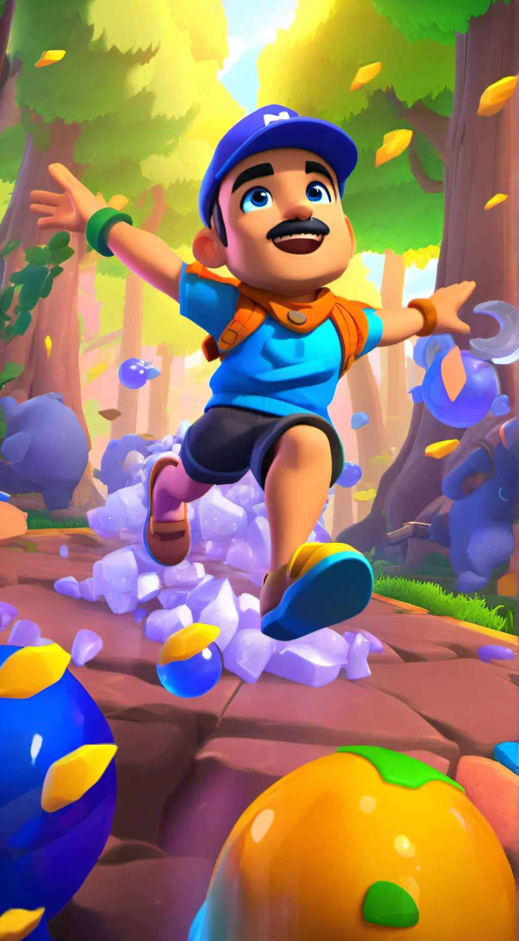 ai character: test background