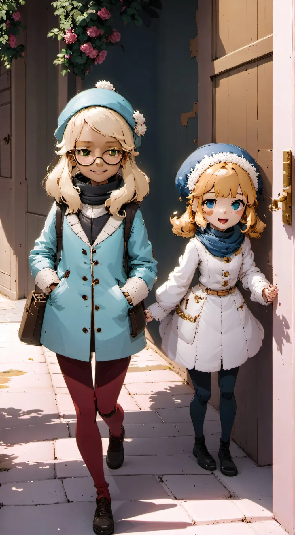 ai character: Colline et Cassidy background