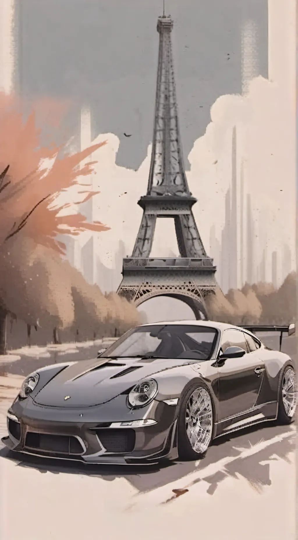 ai character: No title background