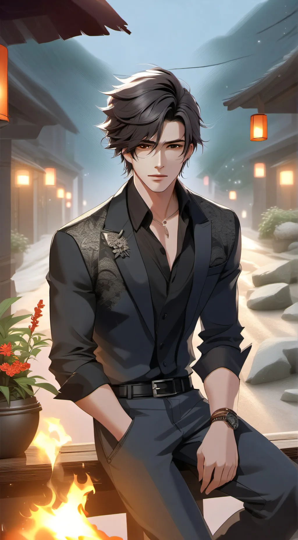 ai character: Zane background