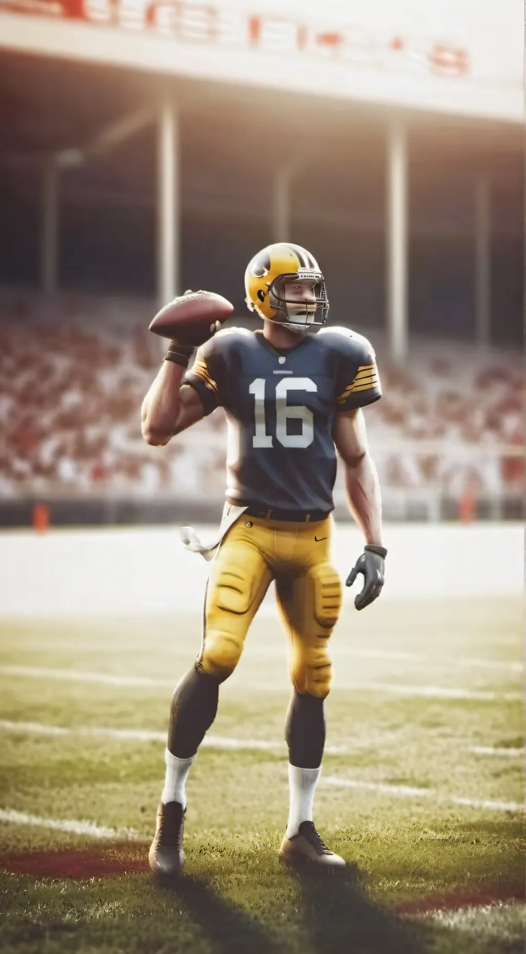 ai character: greenville footbal background