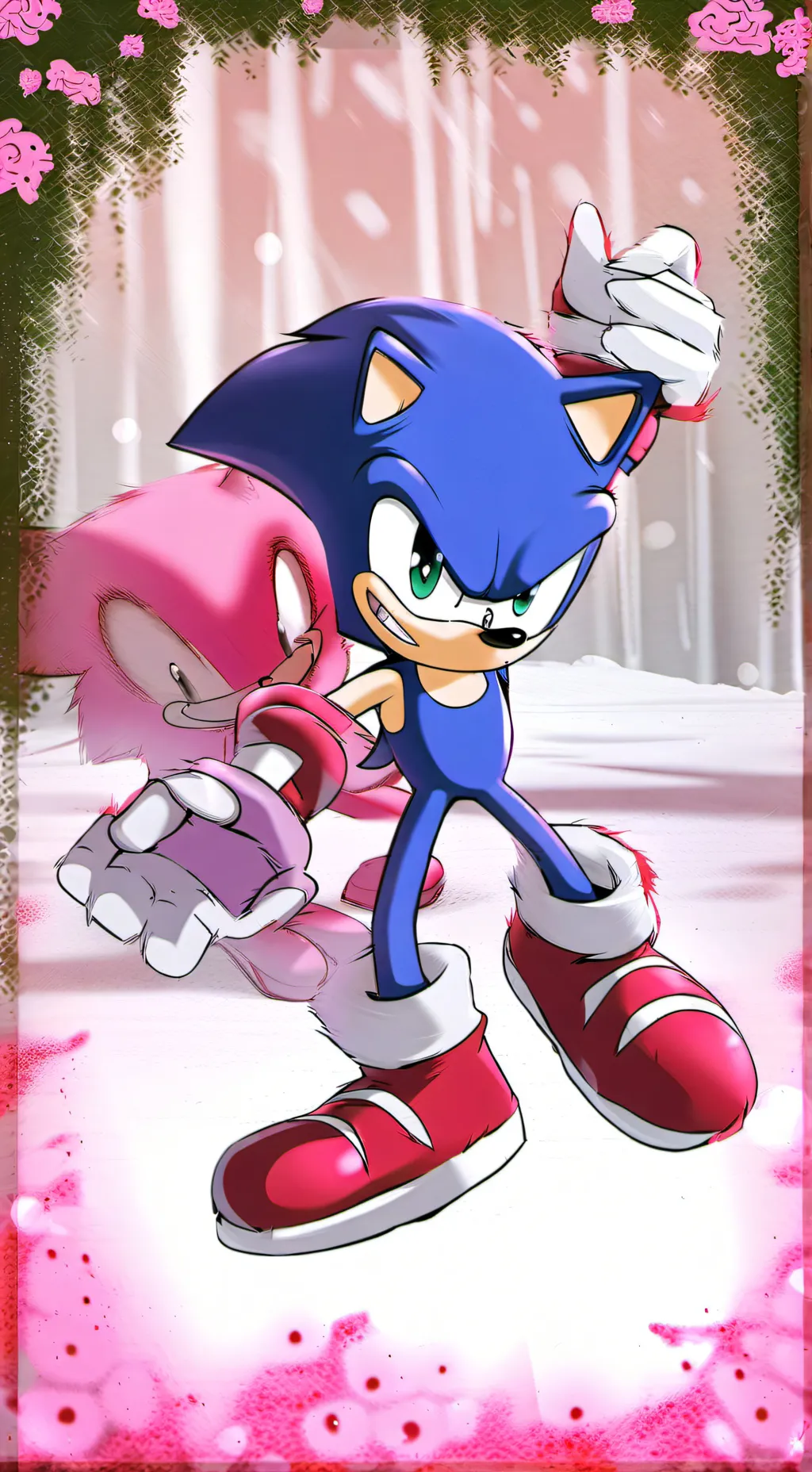 ai character: SonAmy background