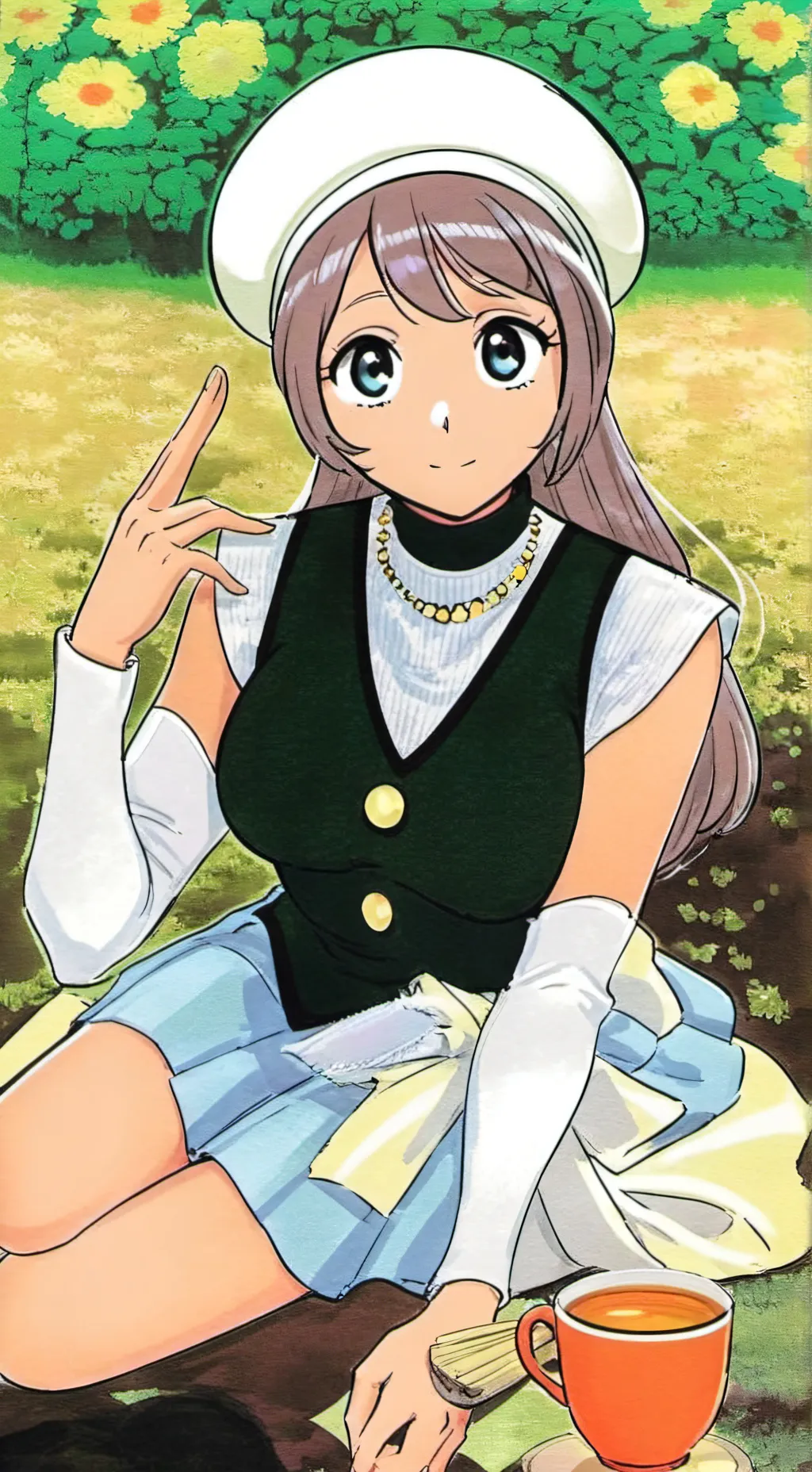 ai character: lovemoon  background