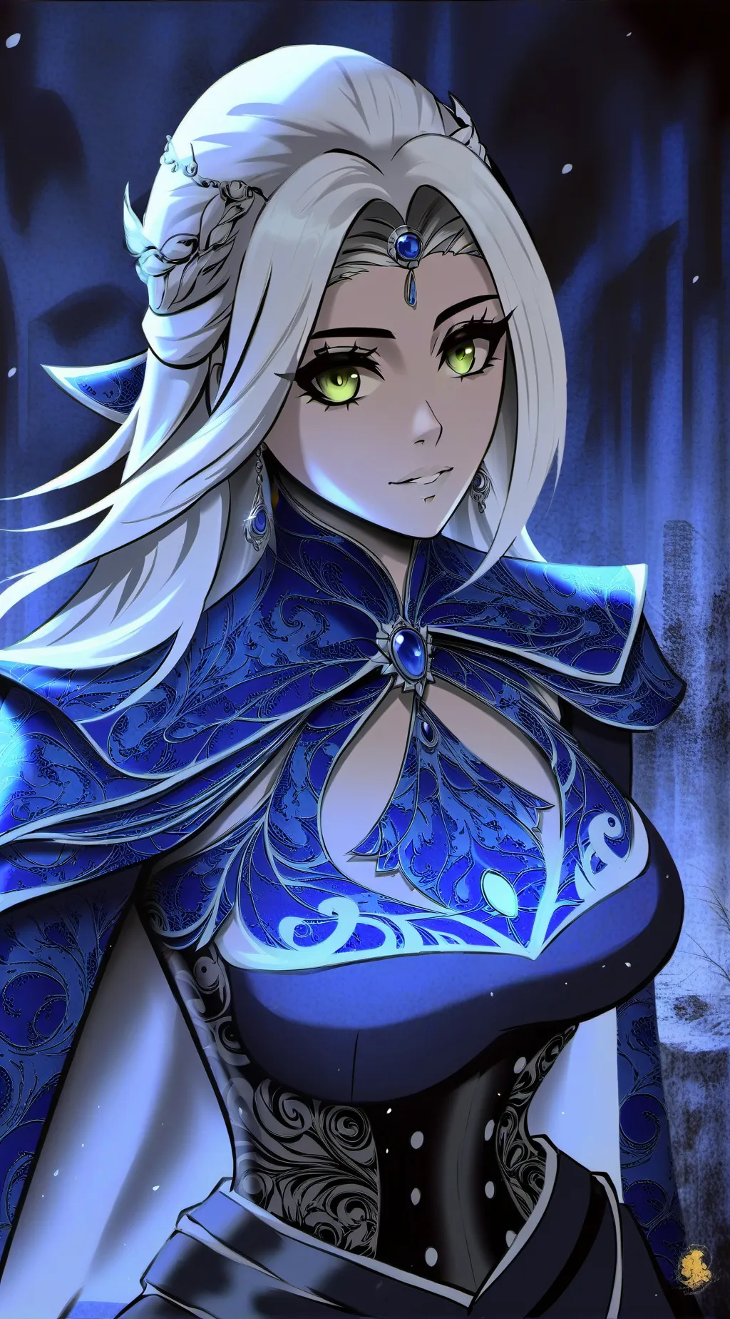 ai character: demon wife background