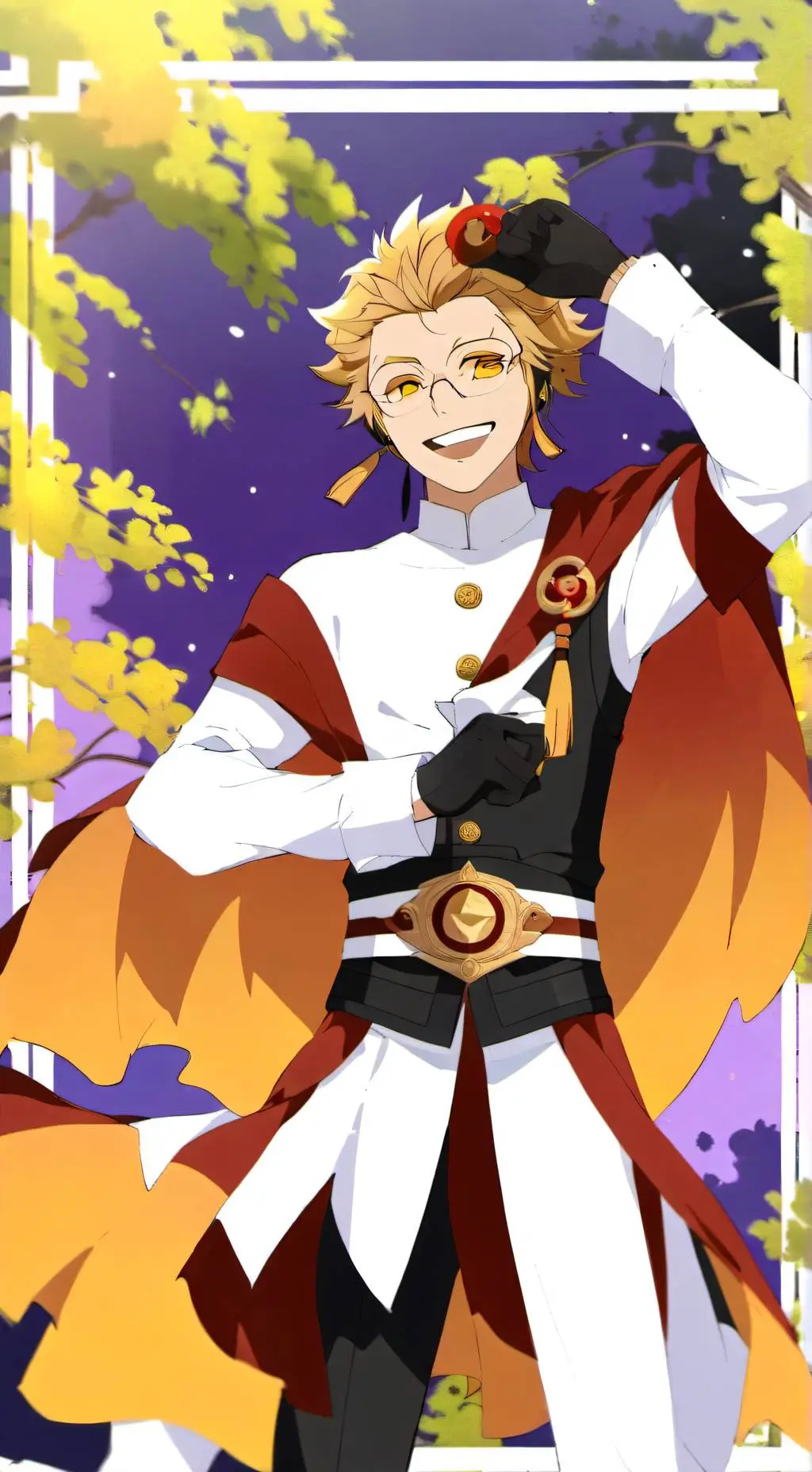 ai character: Hawks christmas background