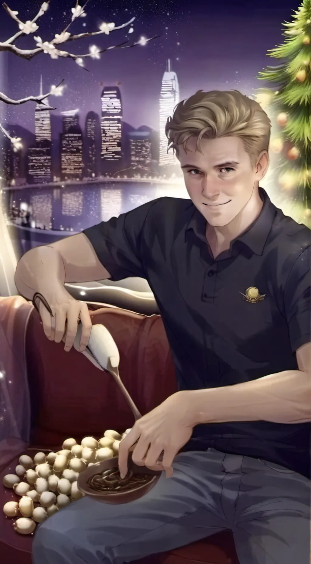 ai character: Evil Reese B Clark background