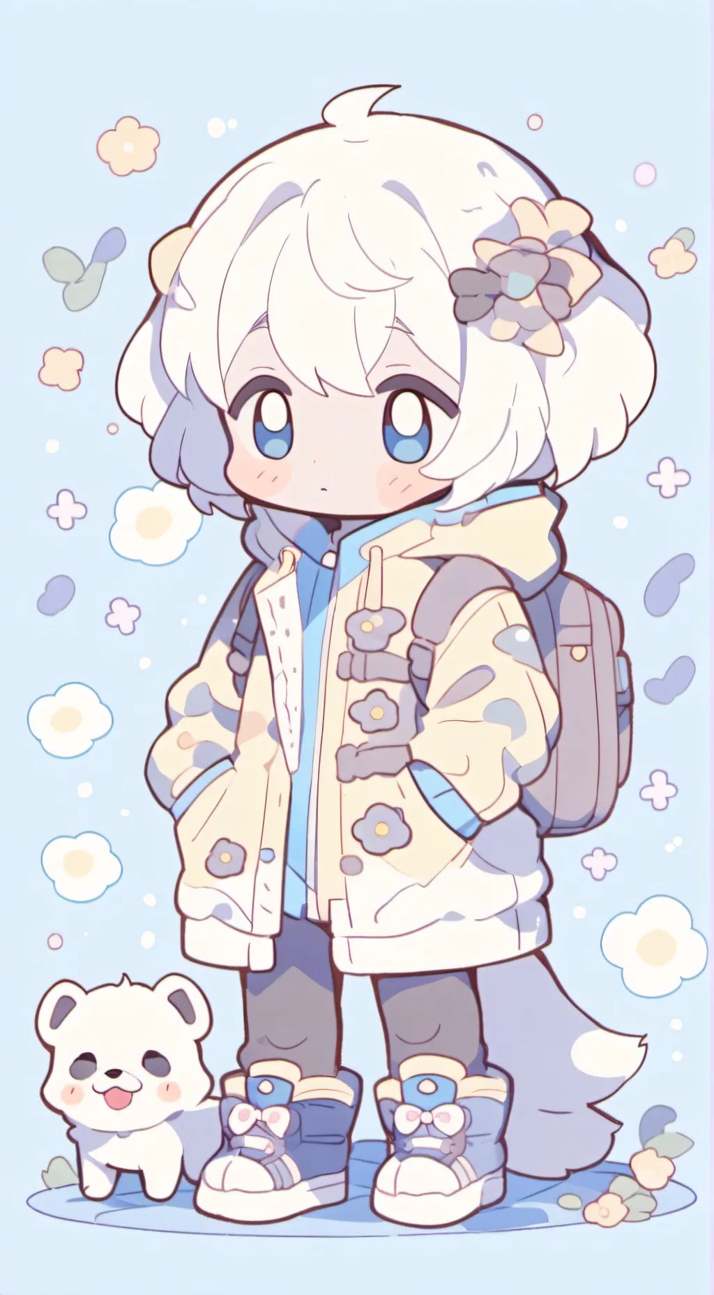 ai character: hello bro background