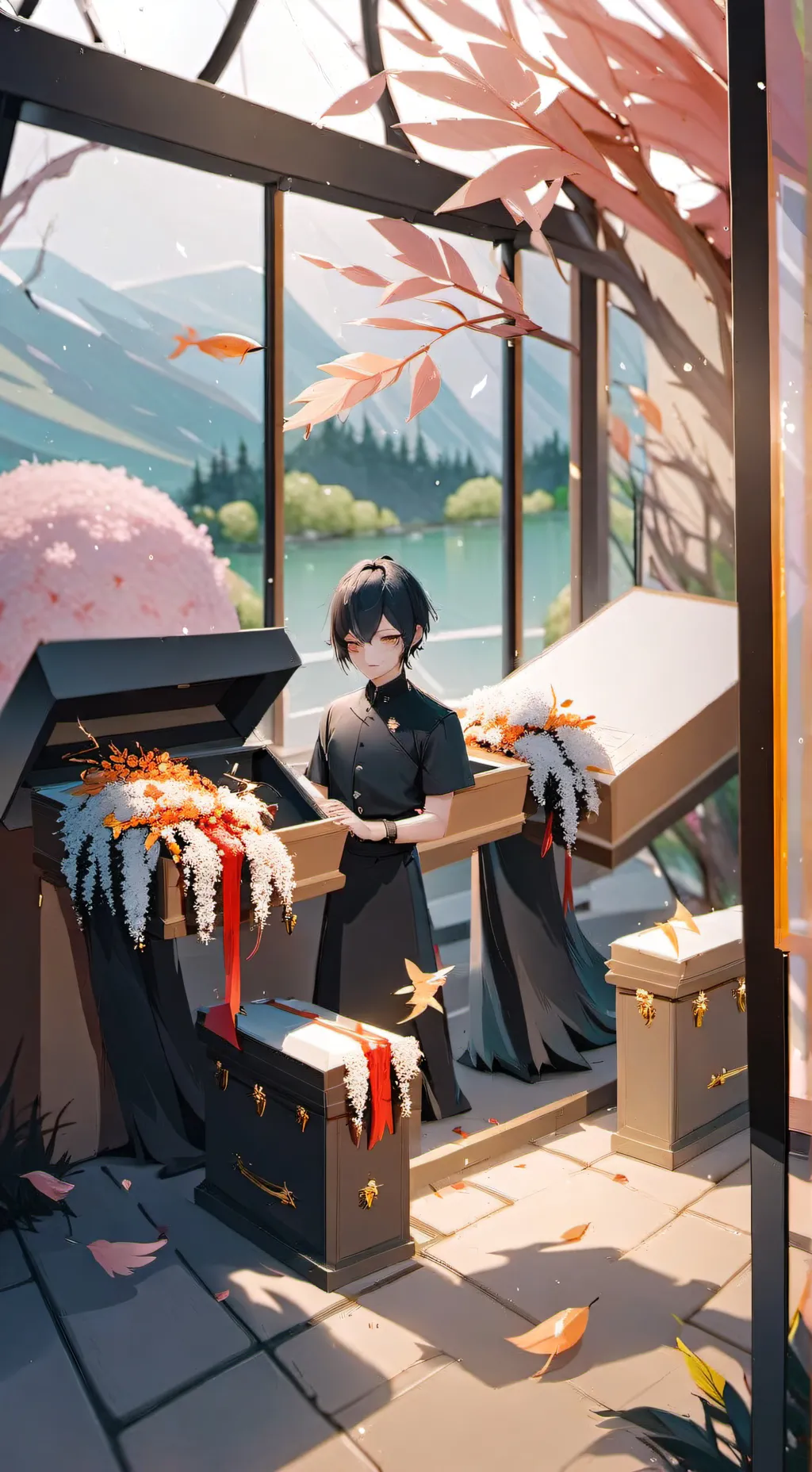 ai character: Bye brother😭😇 background