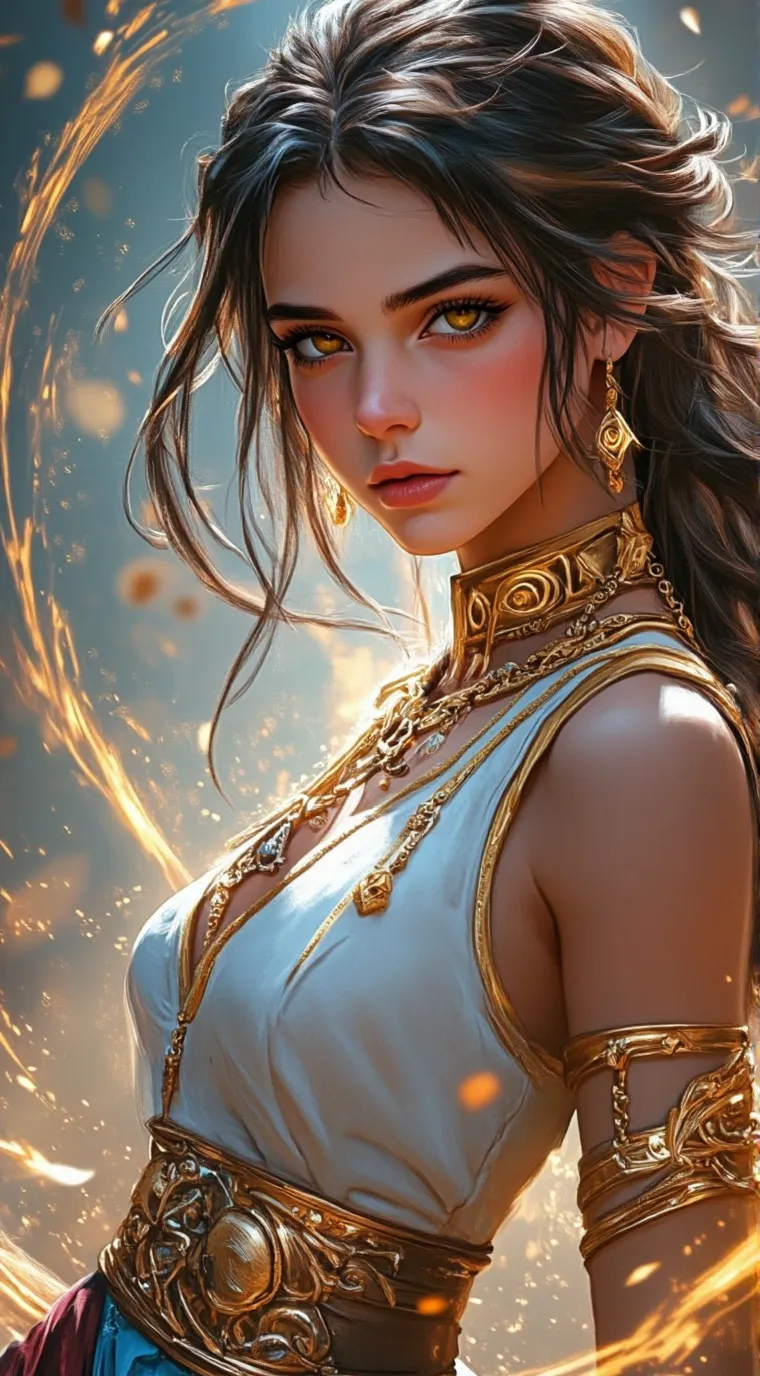 ai character: aurora 🔥 background