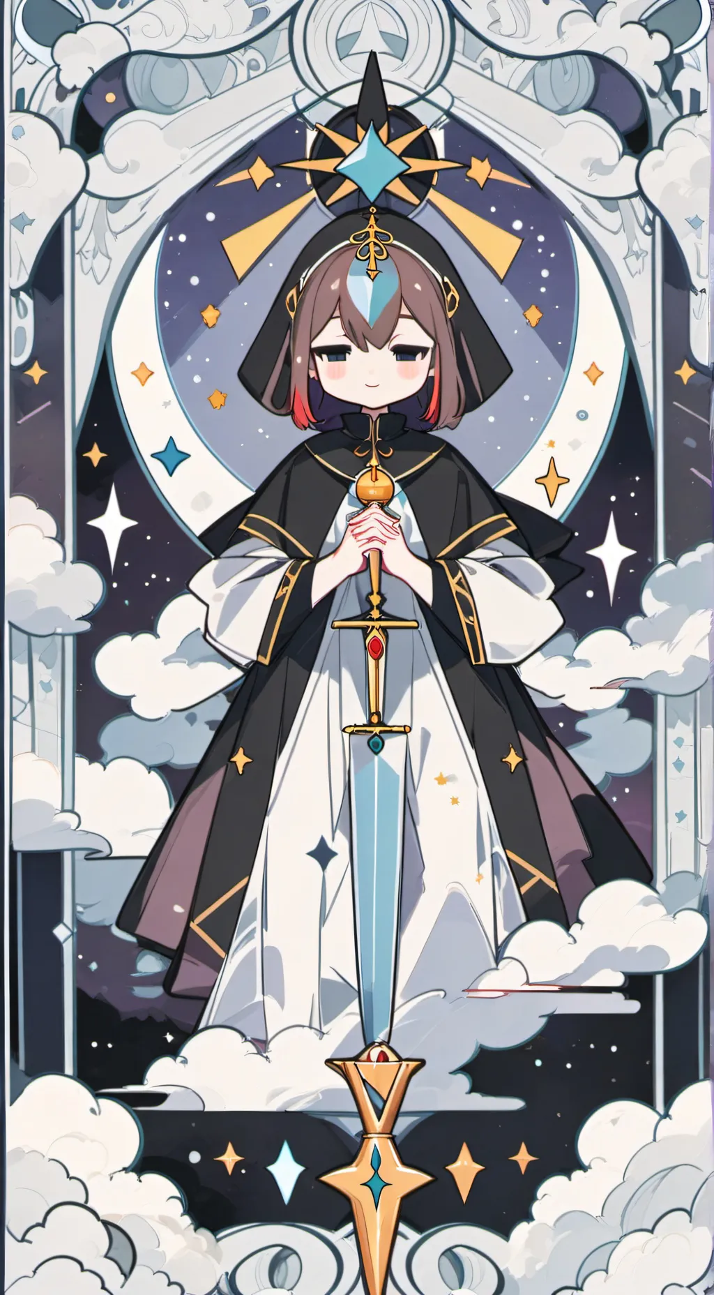 ai character: тётя Яга background