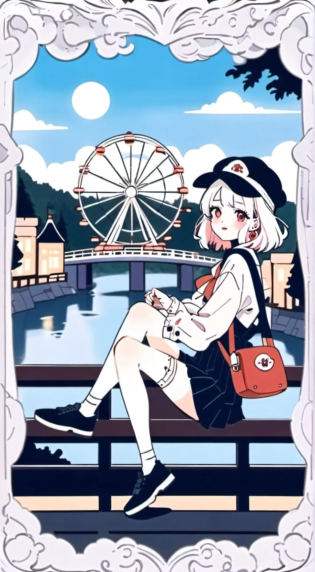 ai character: ~ Ferris Wheel~ background