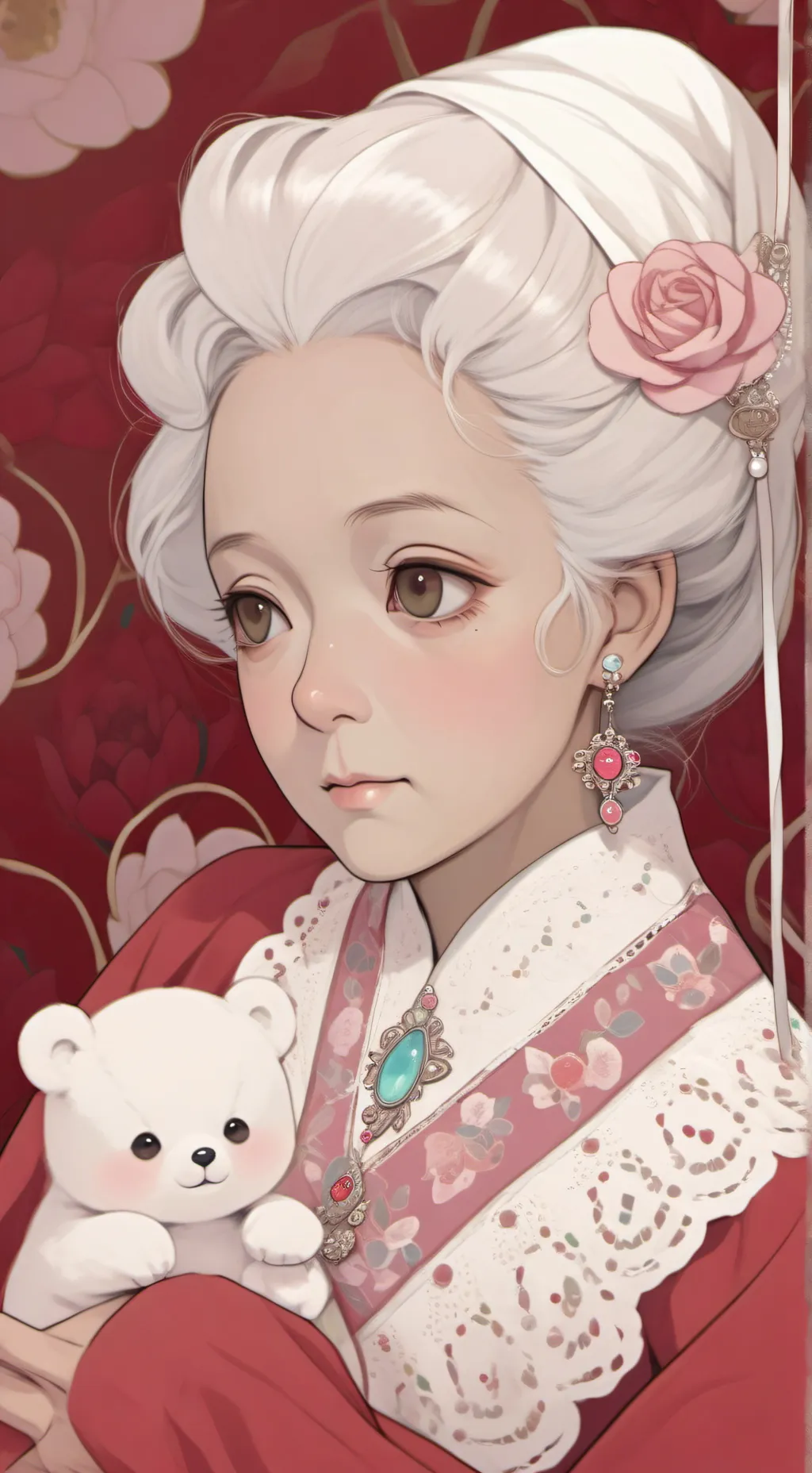 ai character: Khariya☆ background