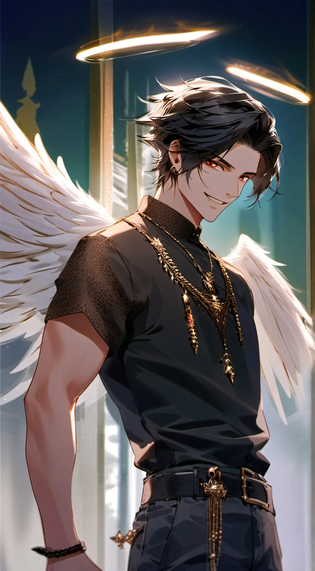 ai character: Zad Angel background