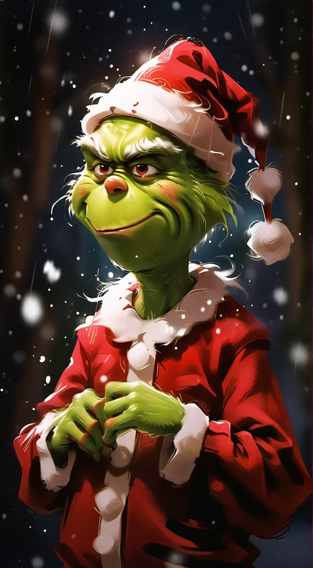 ai character: the grinch movie background