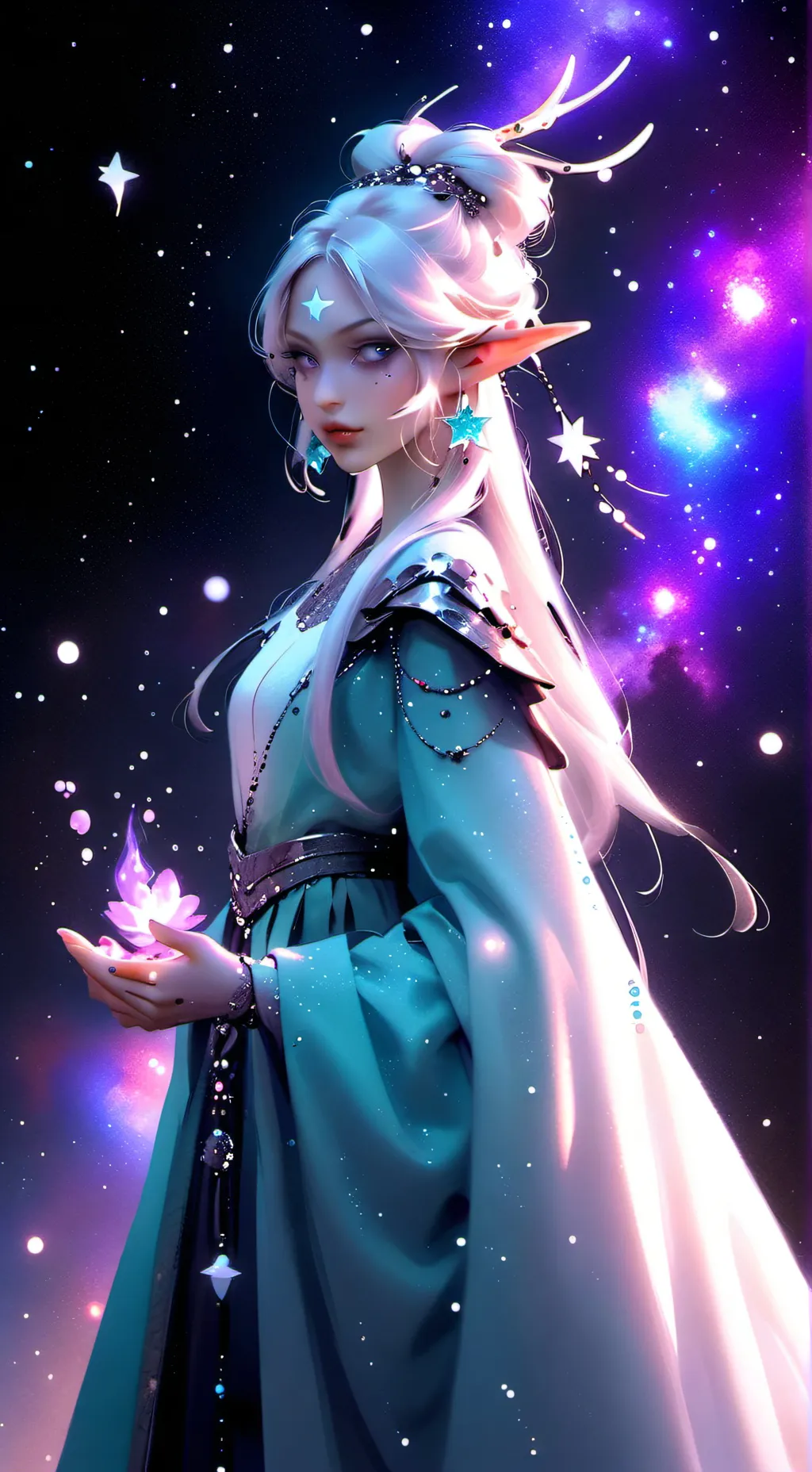 ai character: 🏹star🏹 background