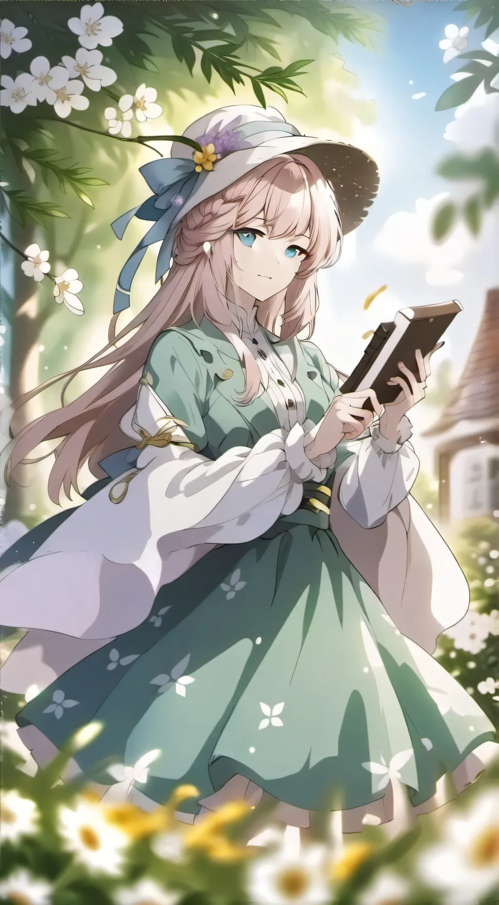 ai character: Виолетта background