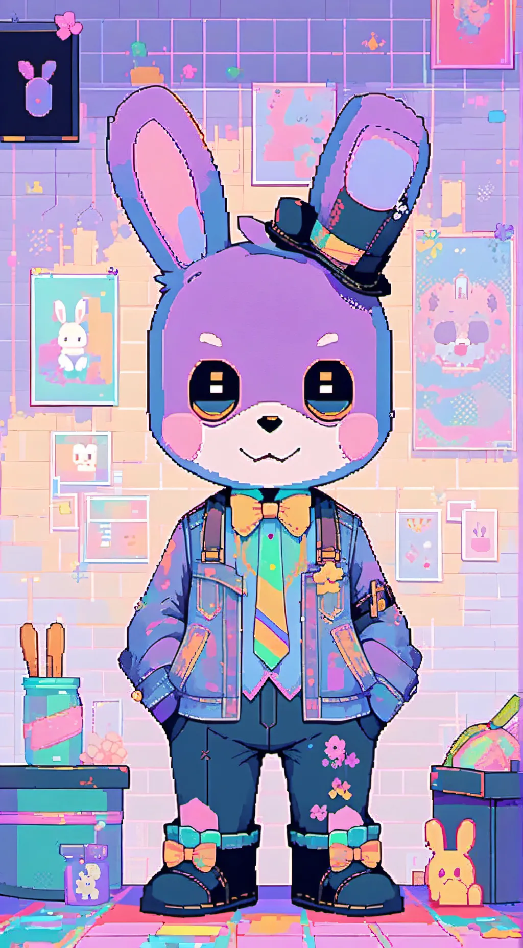 ai character: Bonnie ￼￼ background