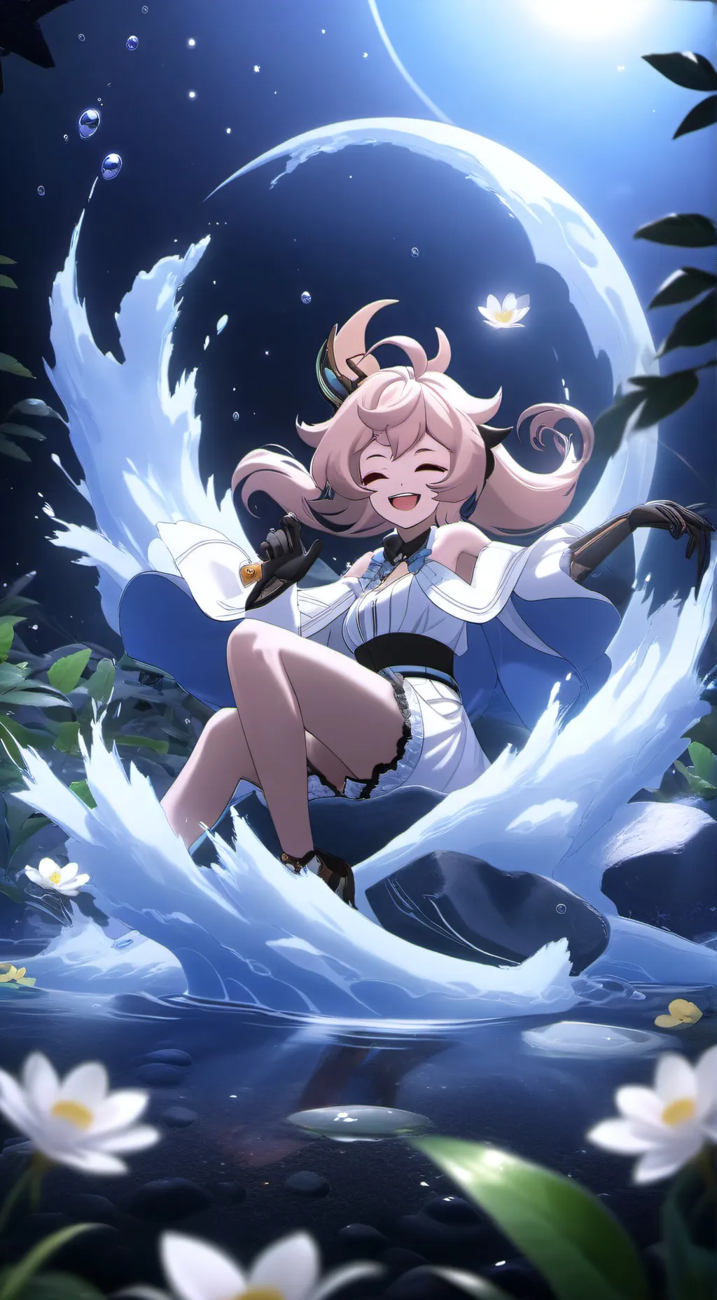 ai character: Mina ashido background
