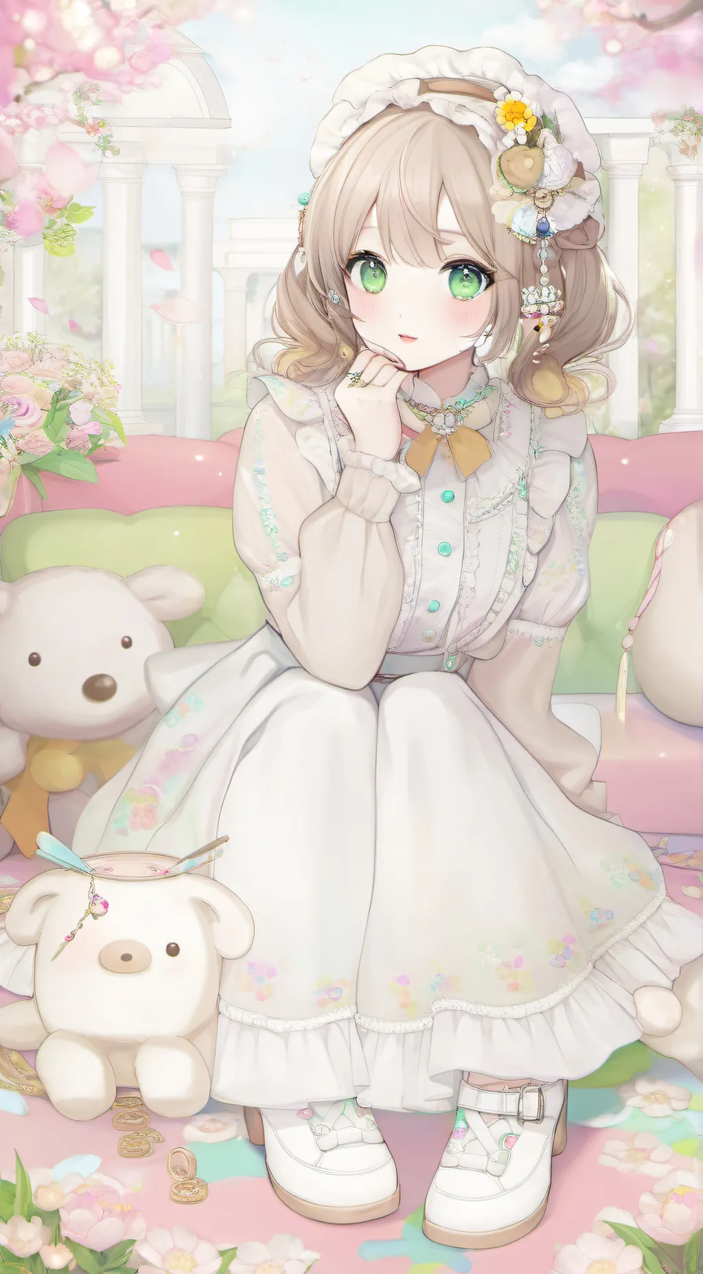 ai character: Wenda's birthday background