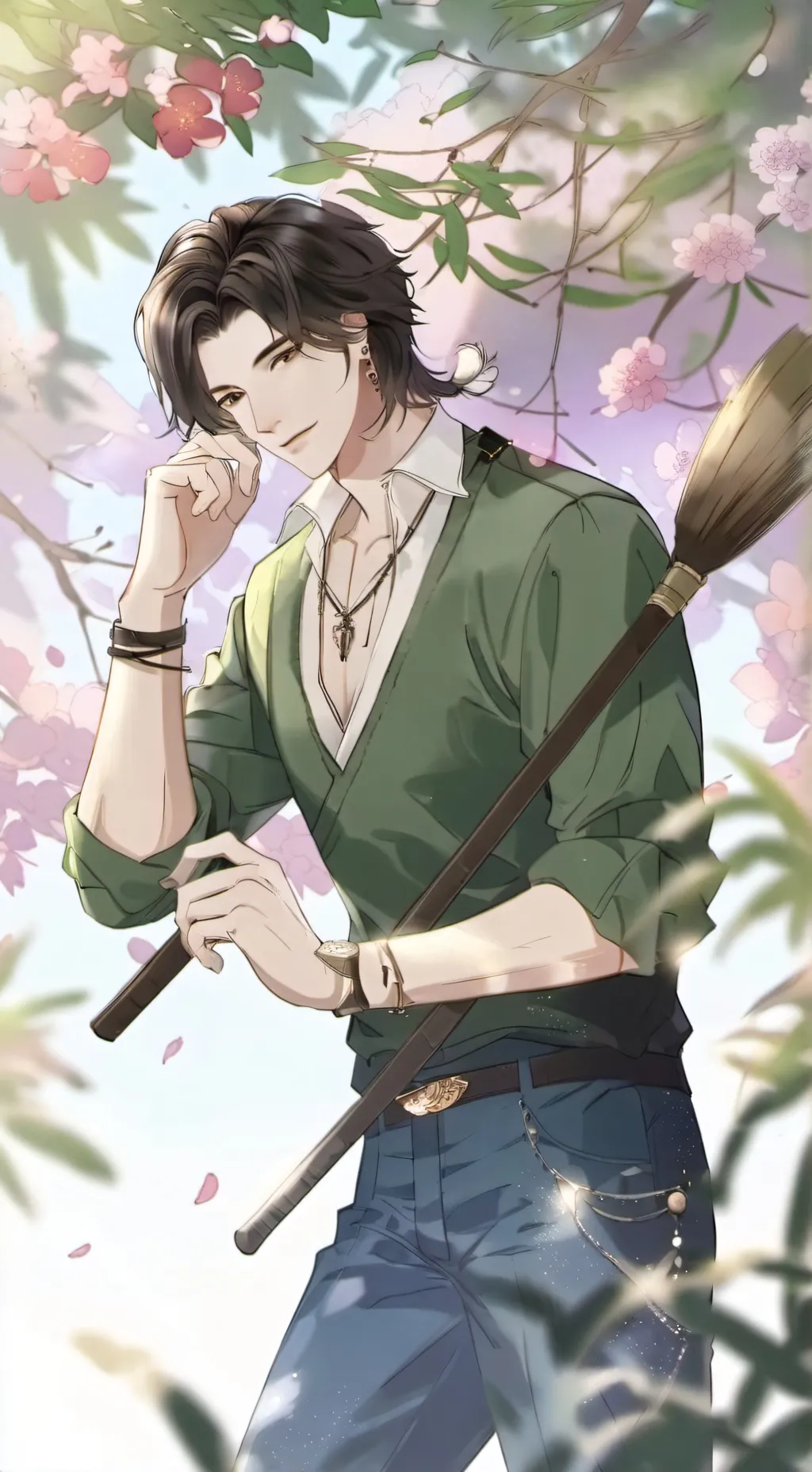 ai character: ∆°•°louis°•°∆ background