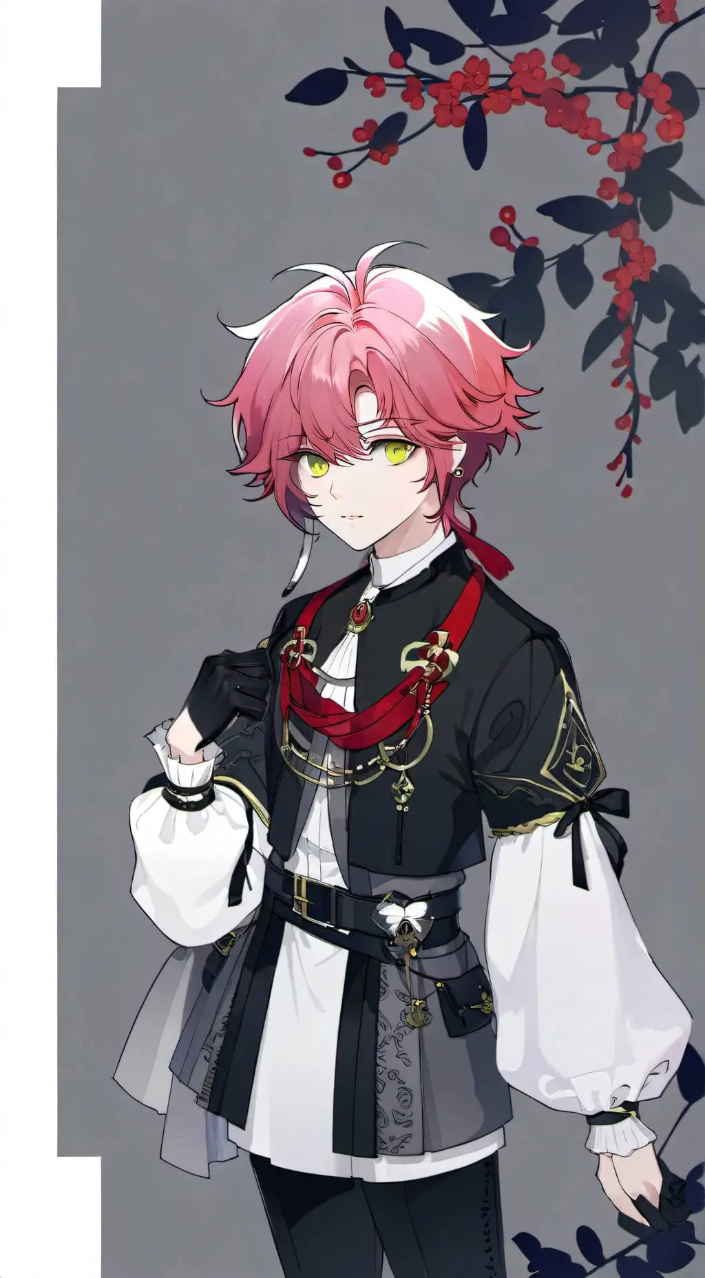 ai character: 😈akano🖤 background