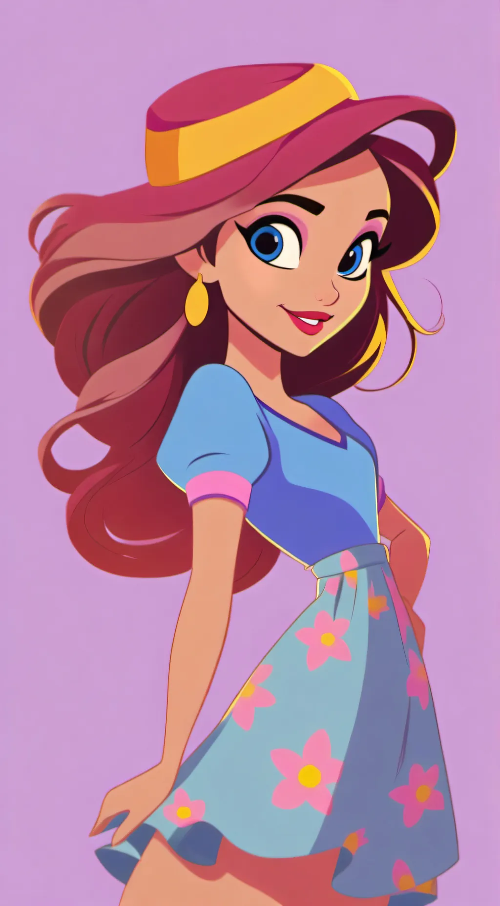 ai character: Lily  background