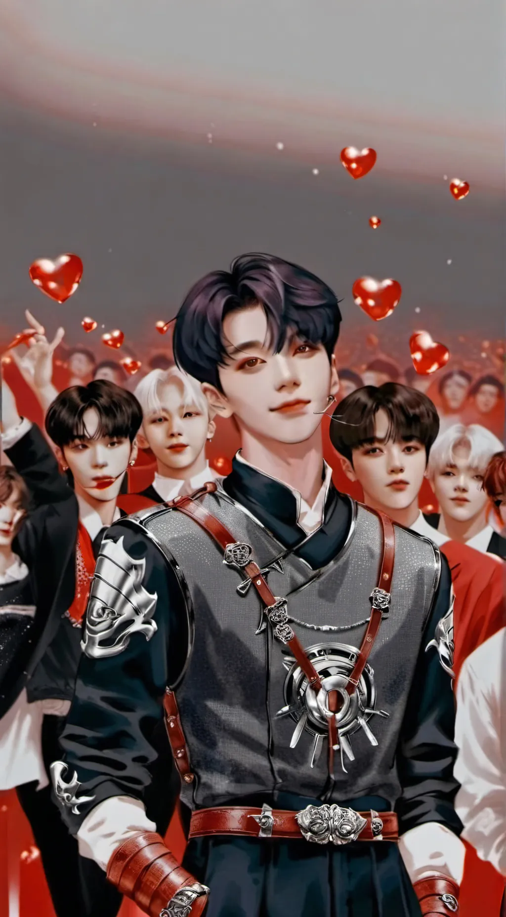 ai character: Bang Chan  background