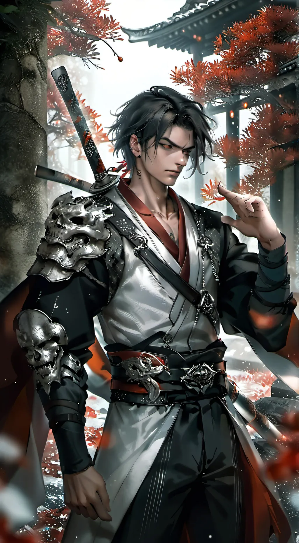 ai character: Kanai Rengoku background