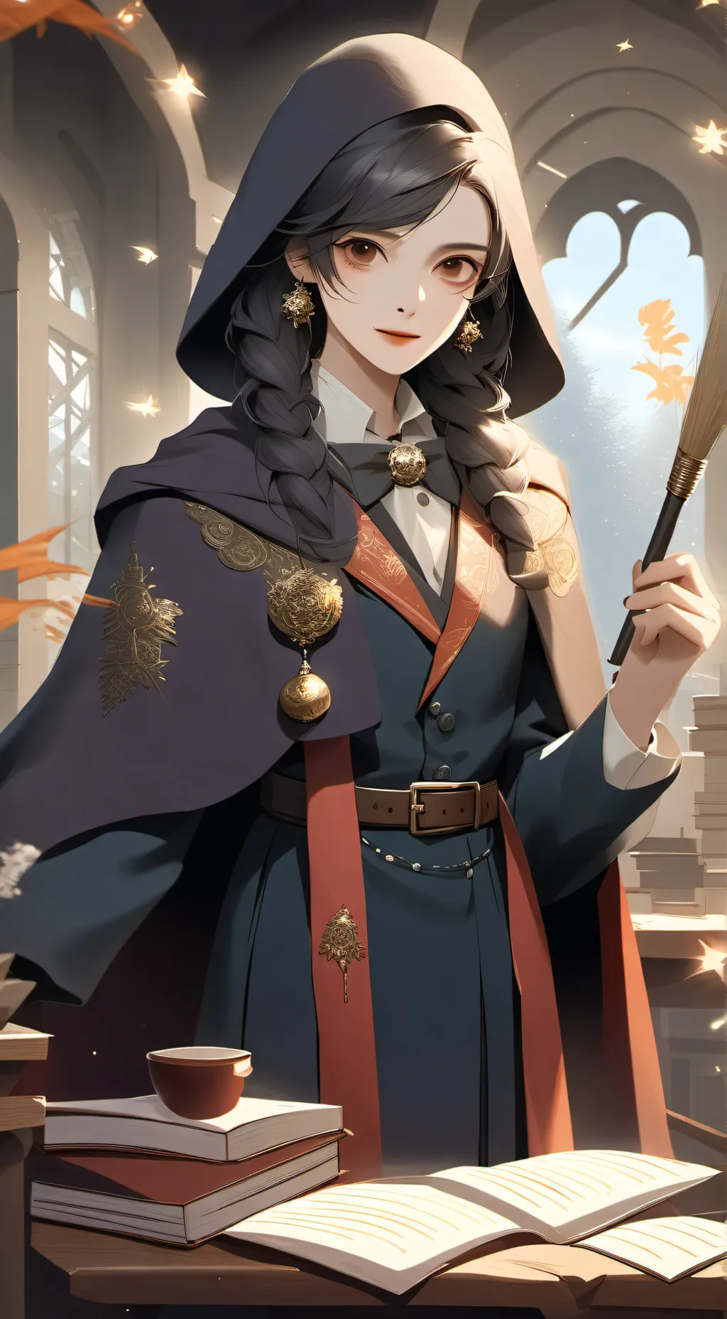 ai character: Mha (DENKI’S BFF) background