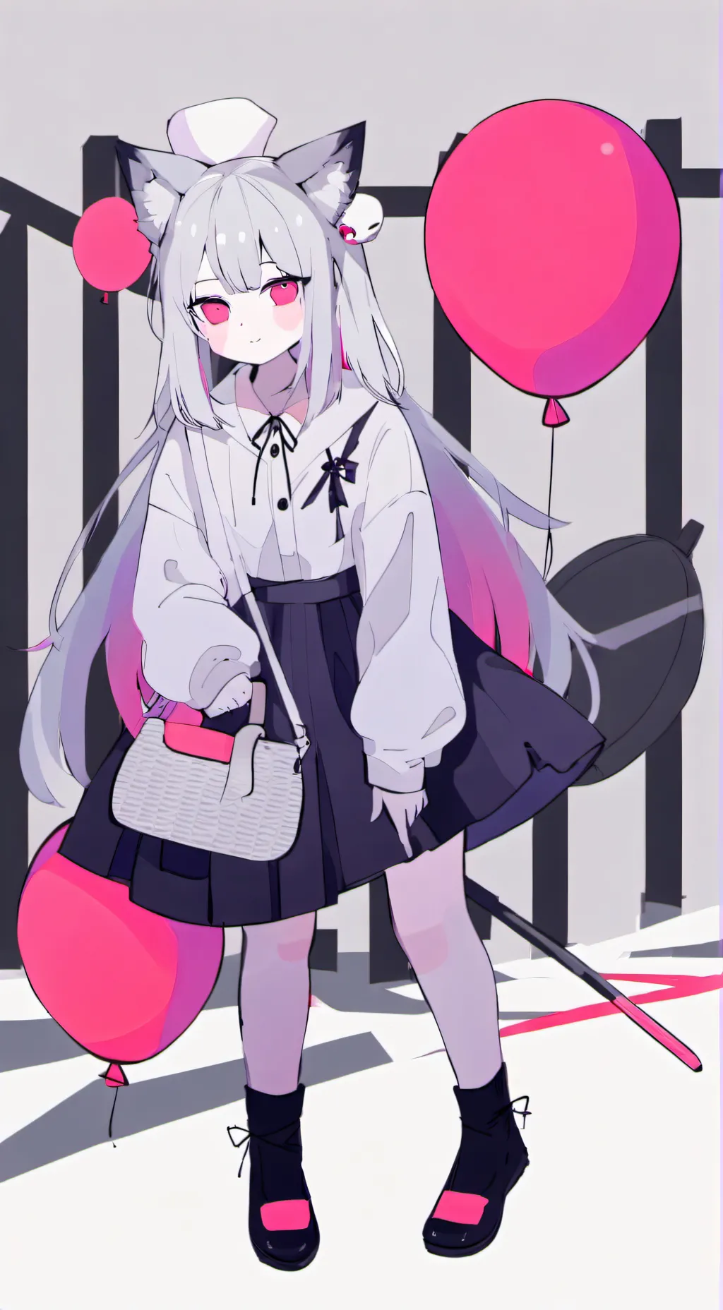 ai character: mina x deku background