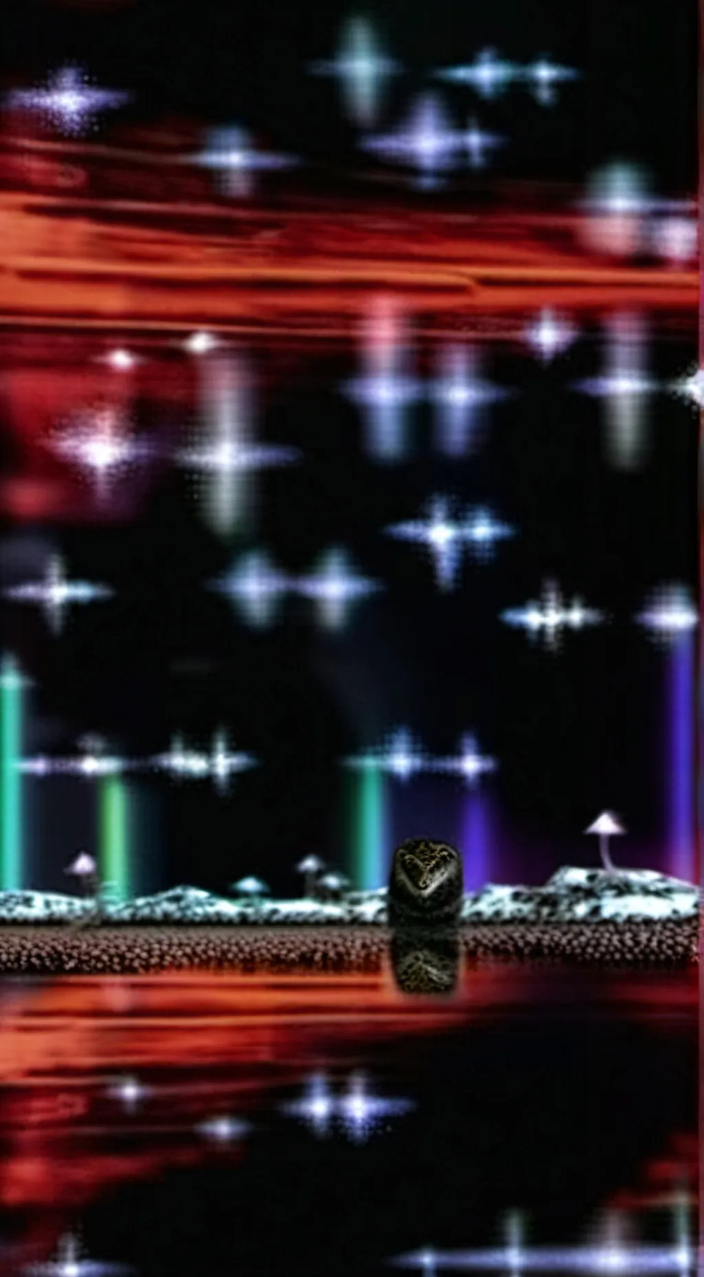 ai character: huggy wuggy  background