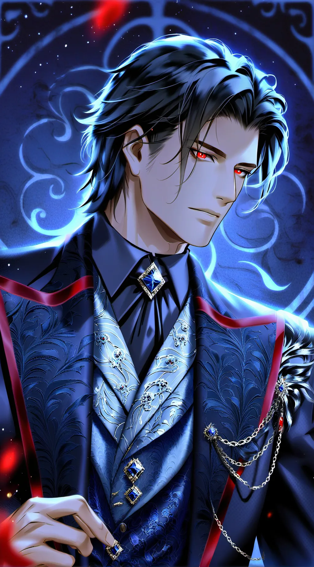 ai character: Austin  background