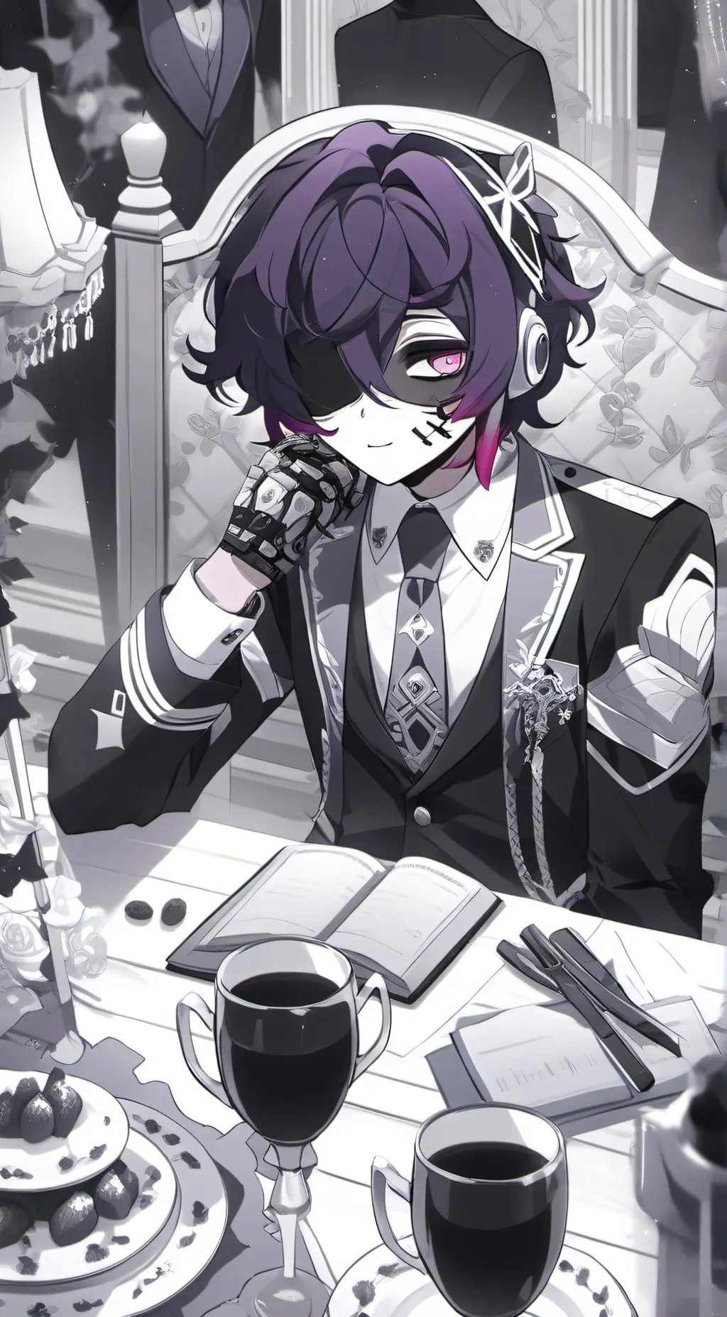 ai character: Uzi(swap au MD) background