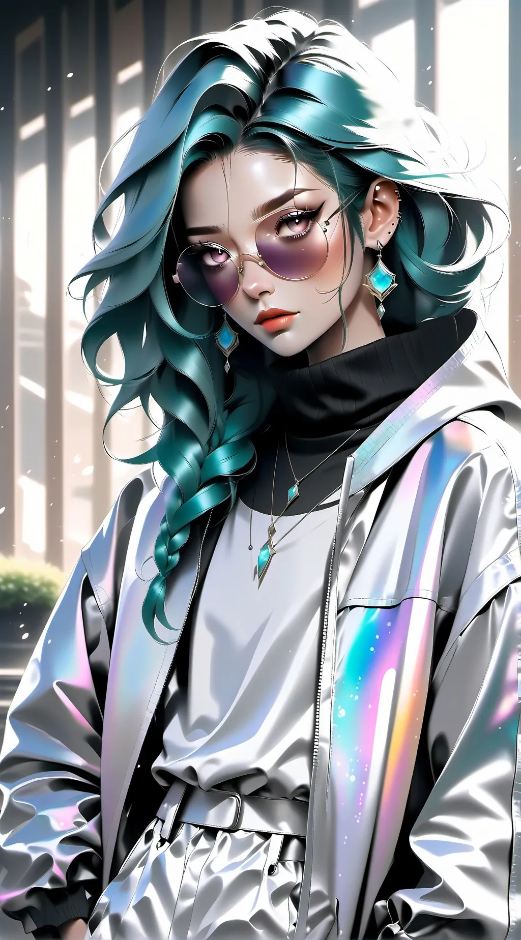 ai character: Rose background