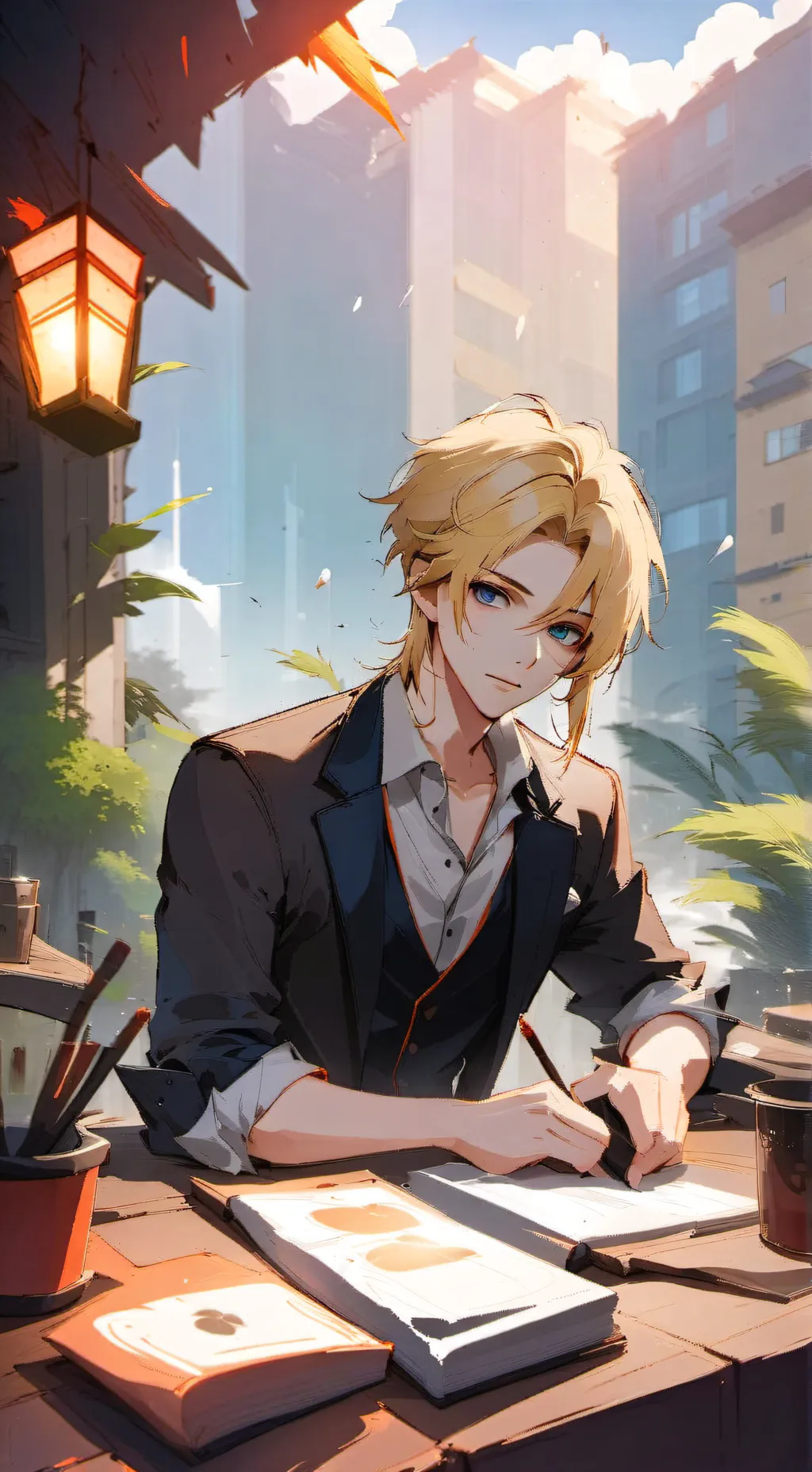 ai character: Areo background