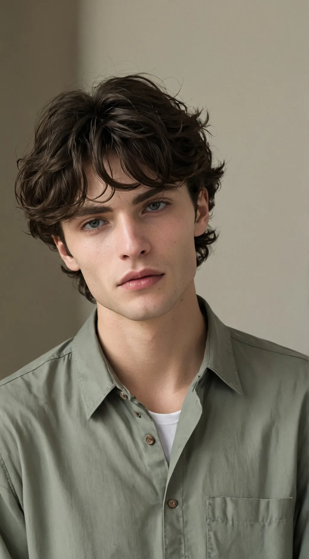 ai character: Marío  background