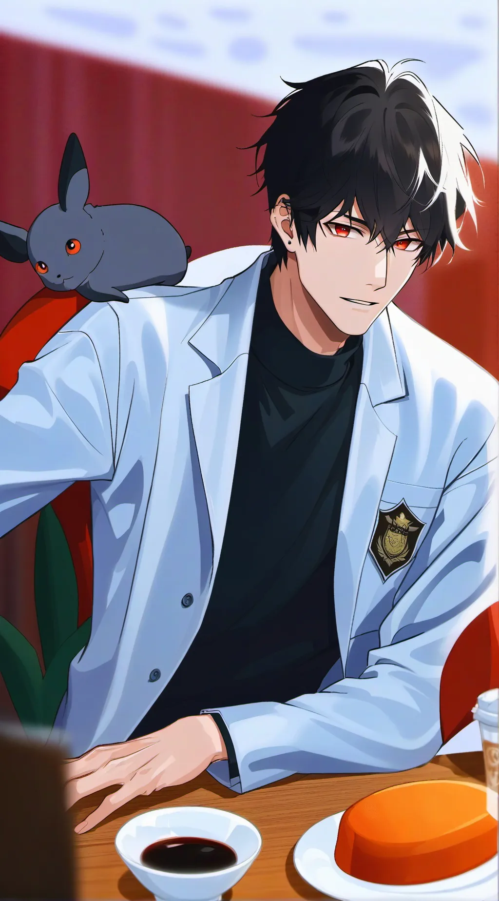 ai character: Damien  background