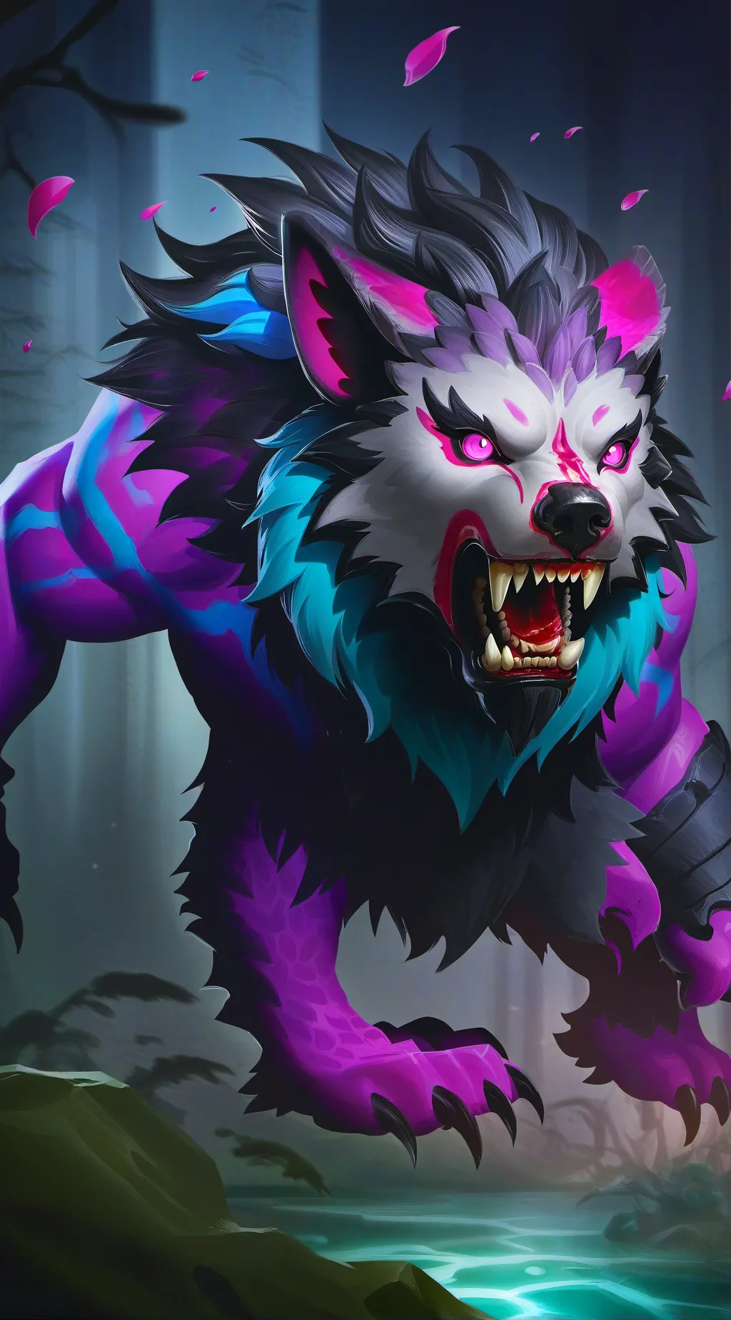 ai character: Sprunki horror  background