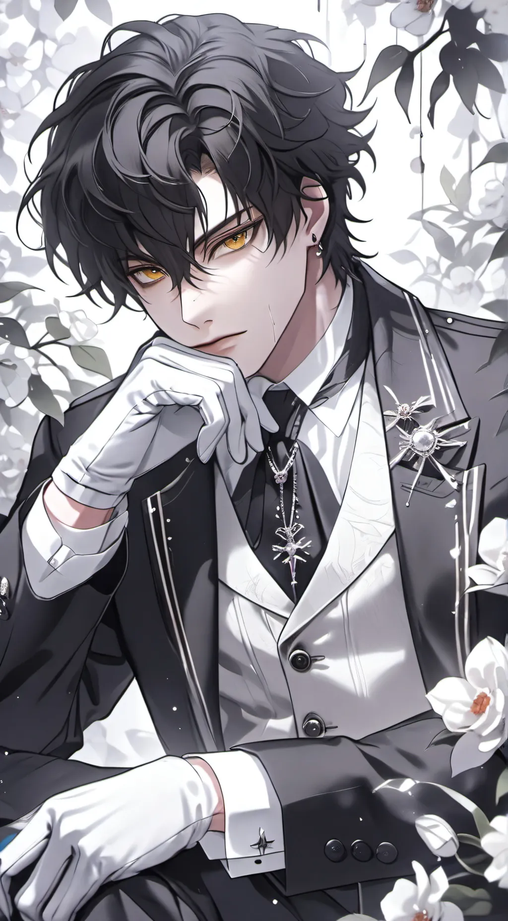 ai character: ♡Kagutsuma Hitojo♡ background