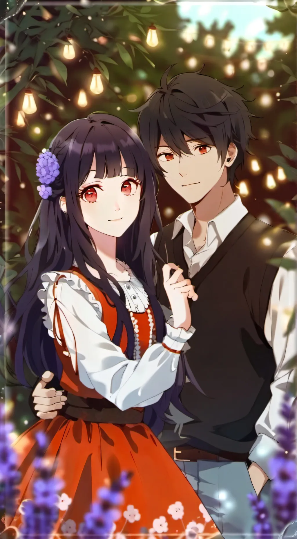 ai character: eins sister  background