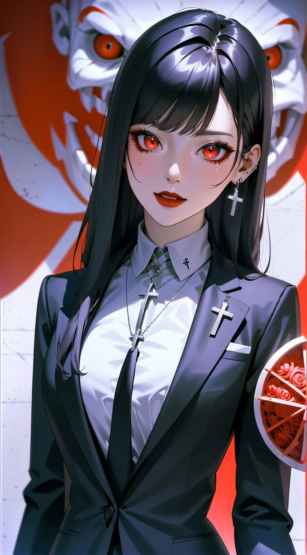 ai character: silvia background