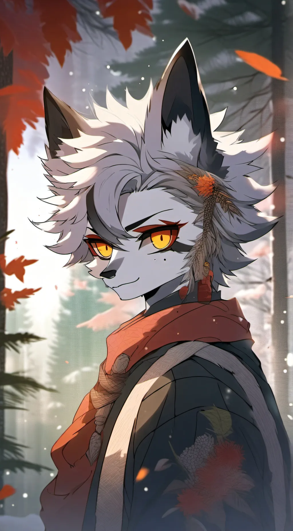 ai character: loona x vortex background