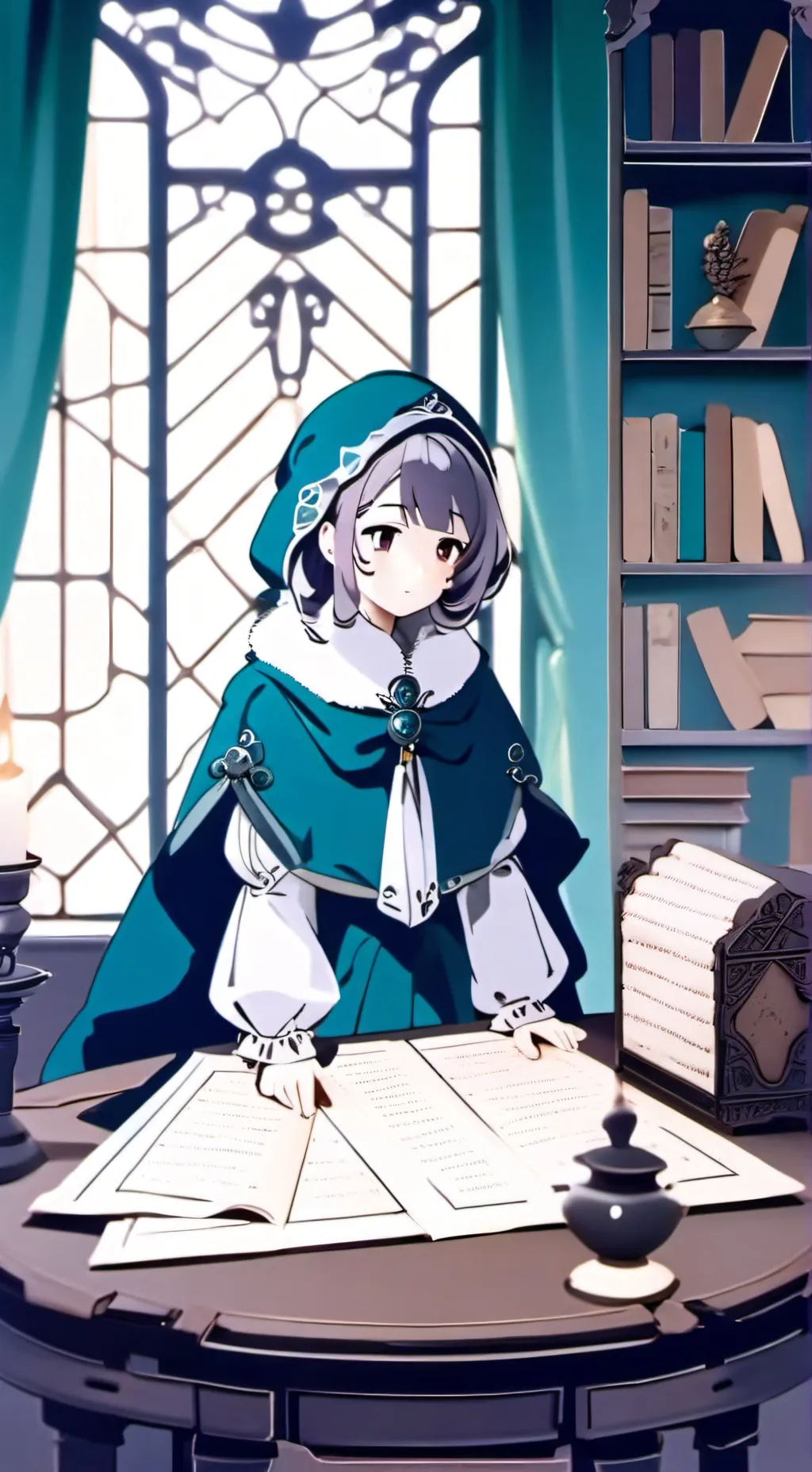 ai character: lily background