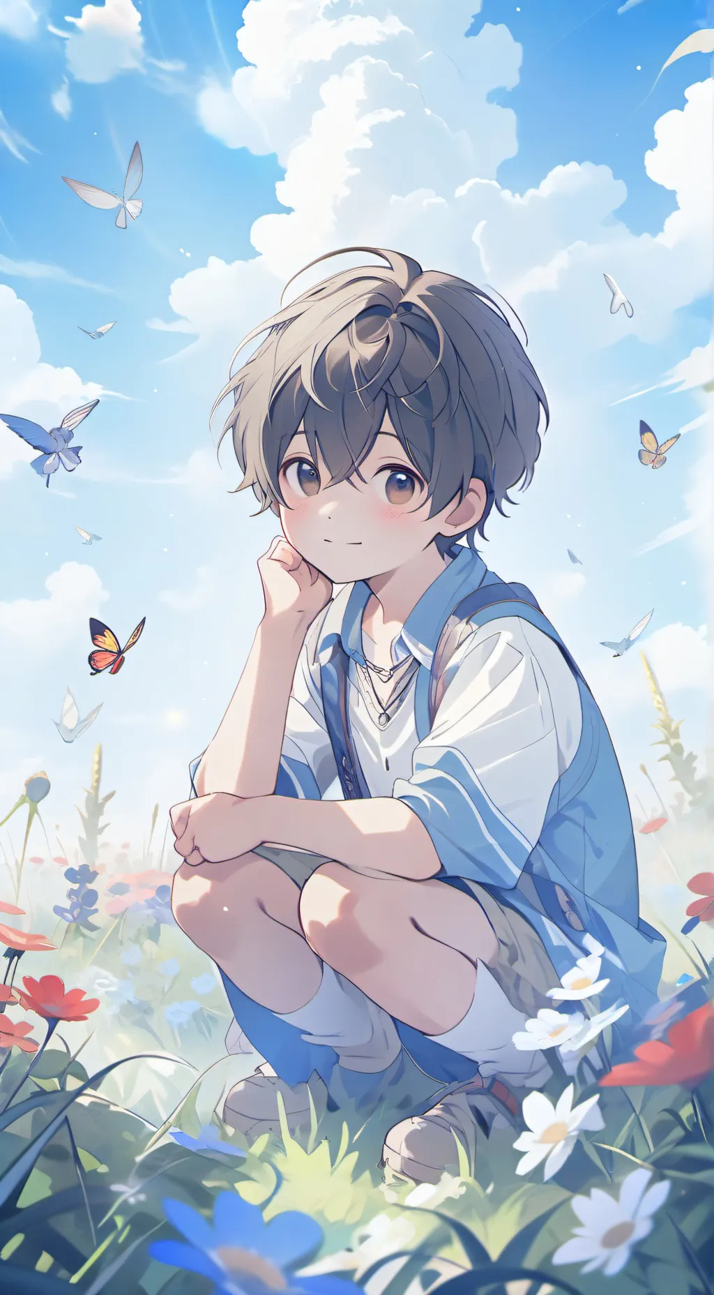 ai character: Shota background