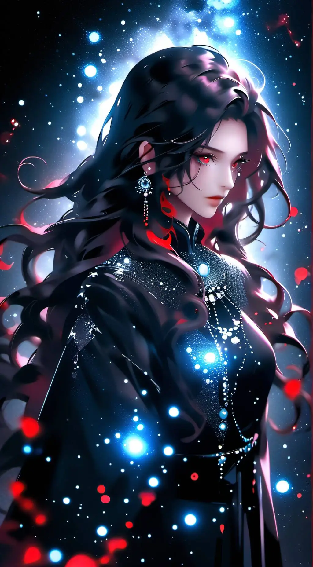 ai character: Evangeline malfoy background