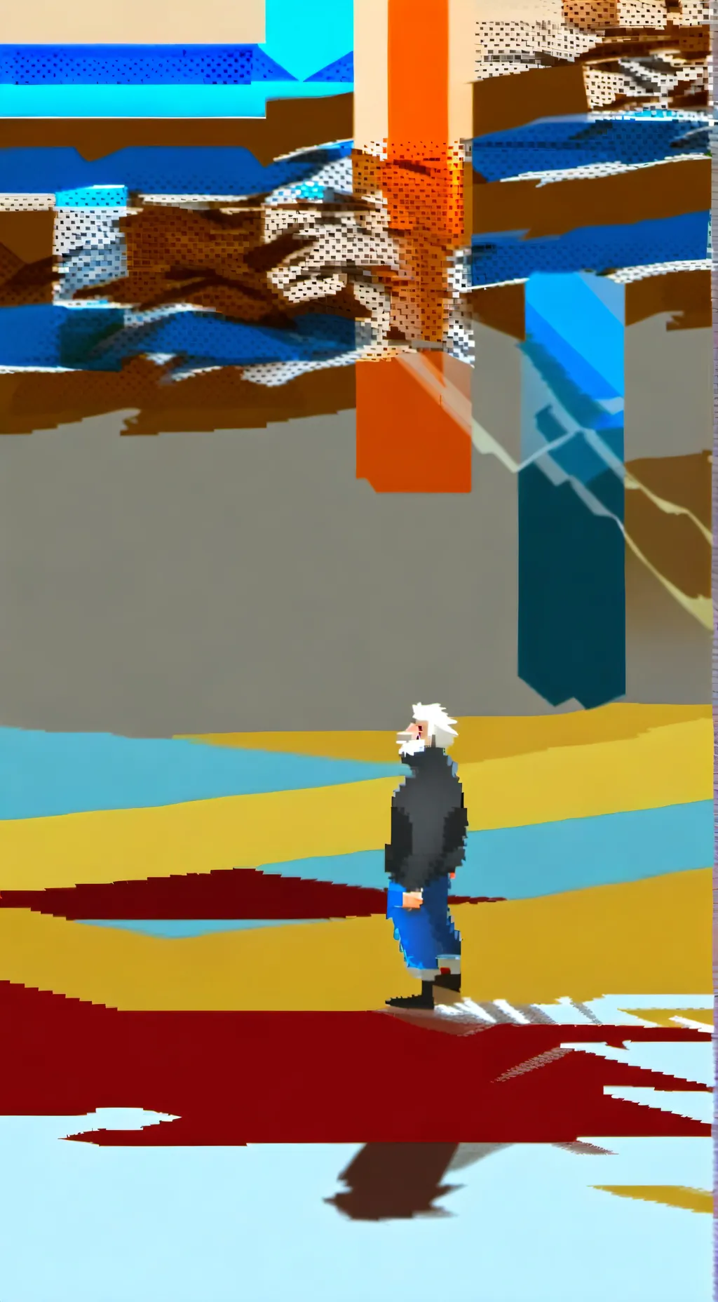 ai character: Tall guy background