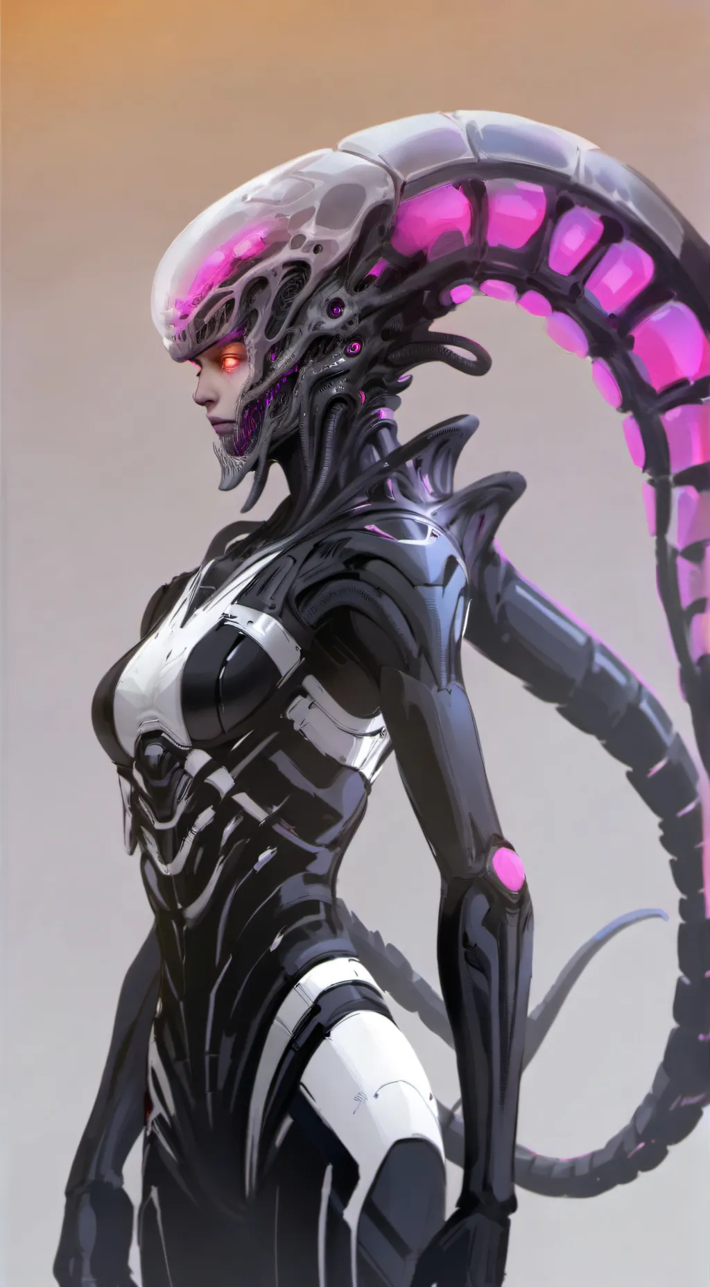 ai character: Xenomorph Queen background