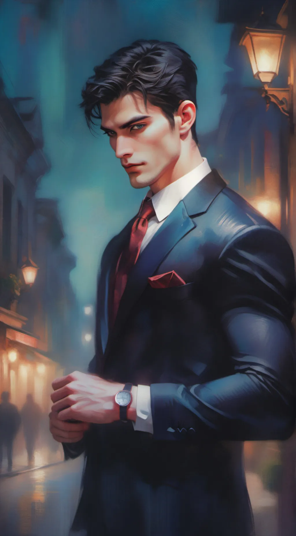 ai character: Adrian background