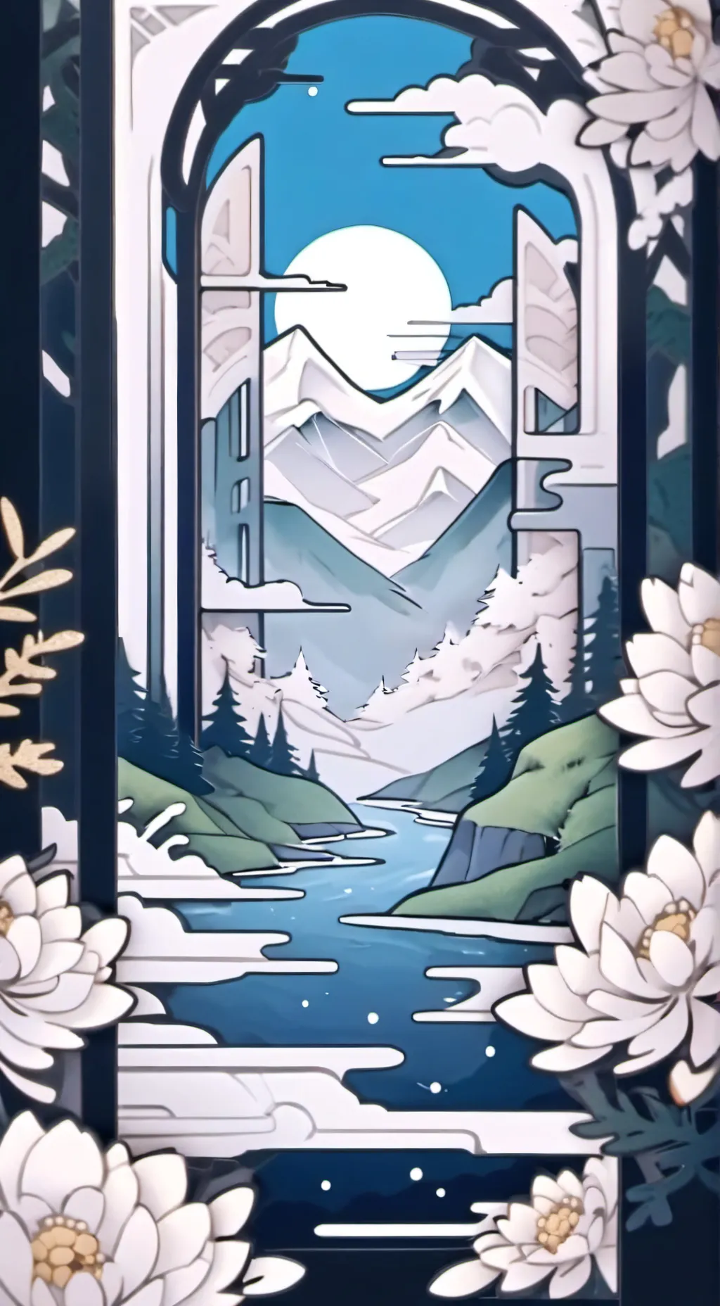 ai character: Groovy background